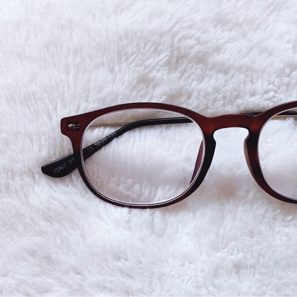 Daisy Brown Thin Lightweight Reader Glasses - Picture 2 of 10
